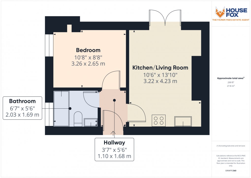 Floorplan for Locking Road, Weston-Super-Mare, Somerset