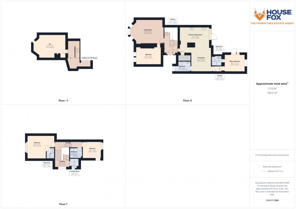 Floorplan for Boulevard, Weston-Super-Mare, Somerset