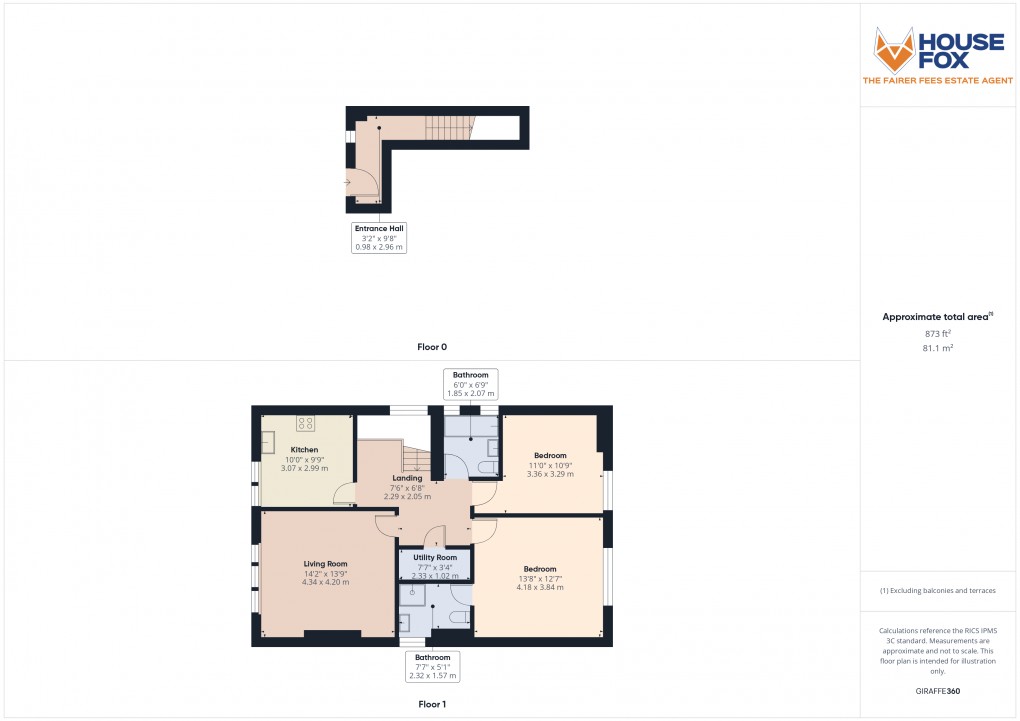 Floorplan for Southward, Weston-Super-Mare, Somerset