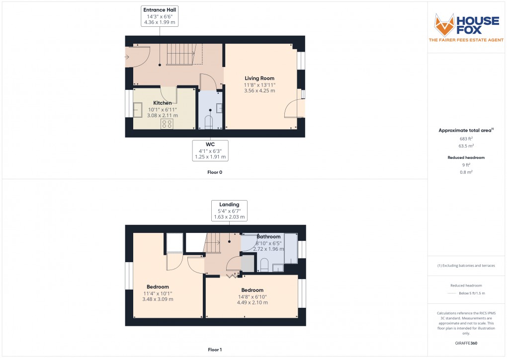 Floorplan for West Wick, Weston-Super-Mare, Somerset