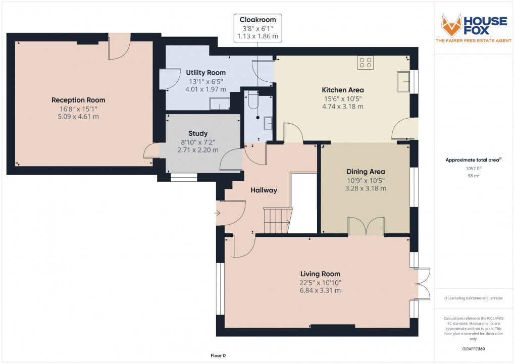 Floorplan for Uphill Road South, Weston-Super-Mare, Somerset
