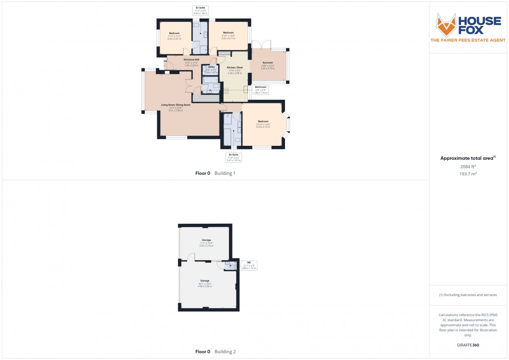 Floorplan for Bleadon, Weston-Super-Mare, Somerset
