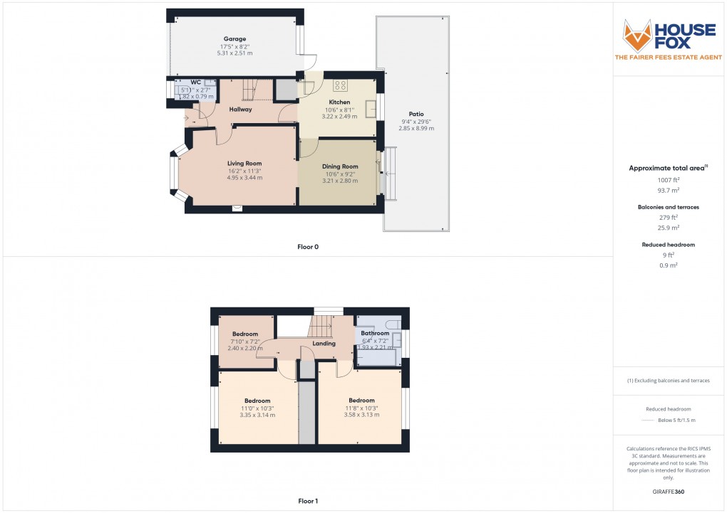 Floorplan for Becket Road, Weston-Super-Mare, Somerset
