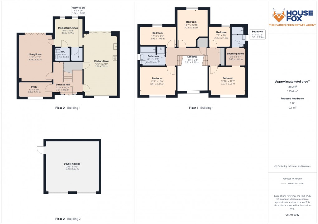 Floorplan for Weston-Super-Mare, Haywood Village