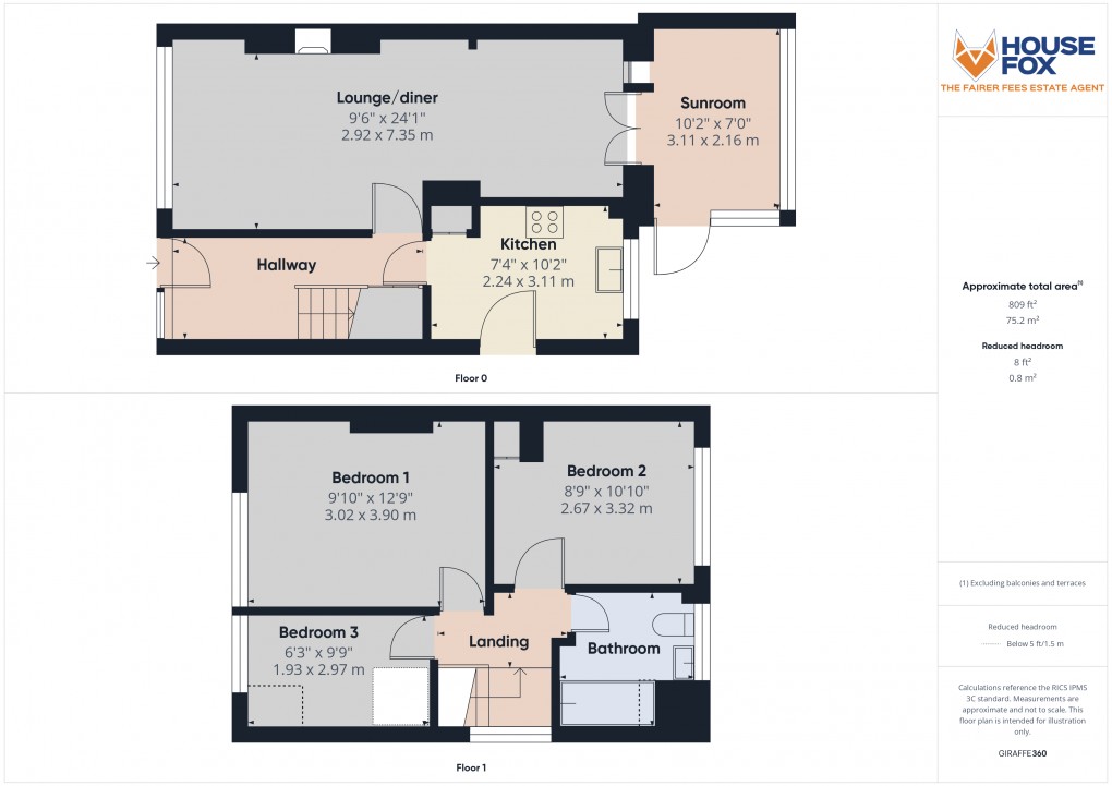 Floorplan for Pilgrims Way, Worle,  Weston-Super-Mare, Somerset