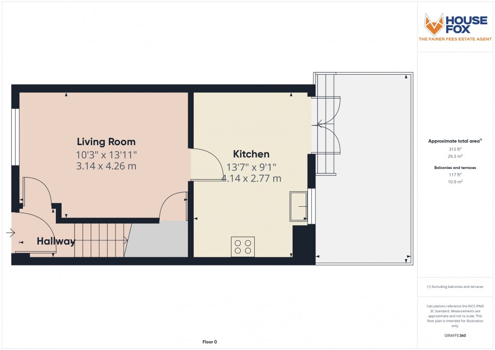 Floorplan for Weston Village, Weston-Super-Mare, Somerset