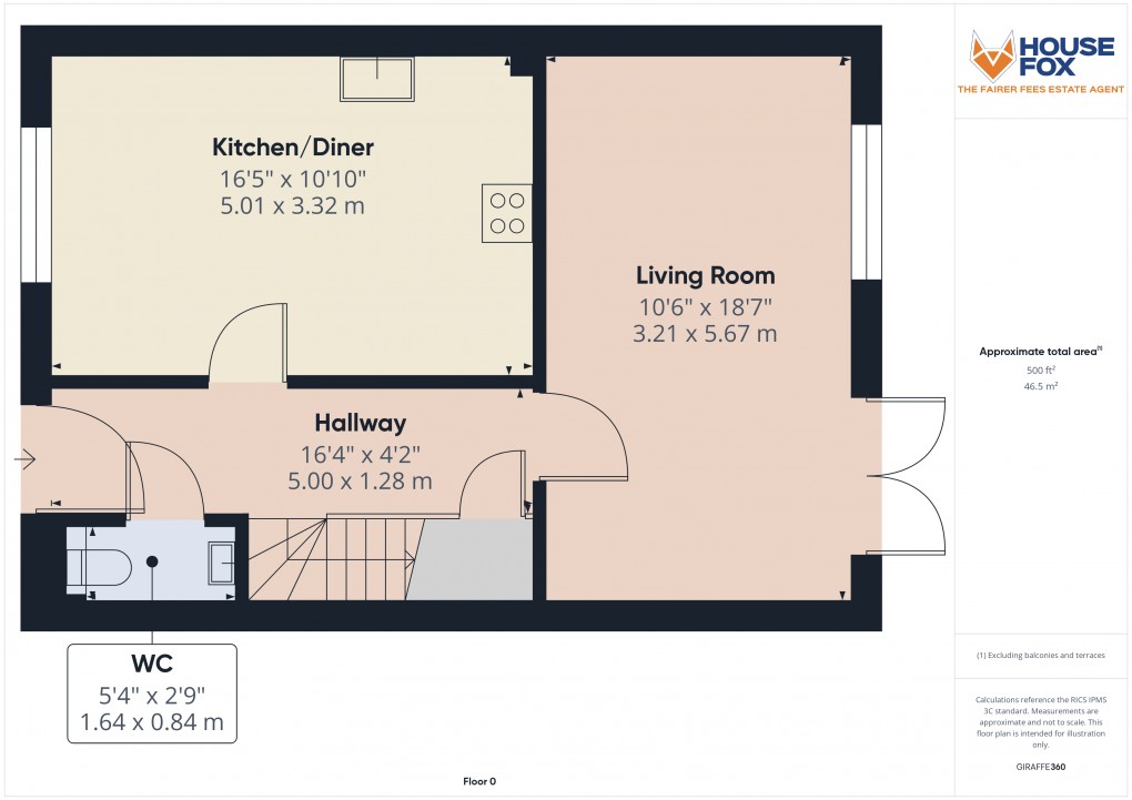 Floorplan for Hutton, Weston-Super-Mare, Somerset