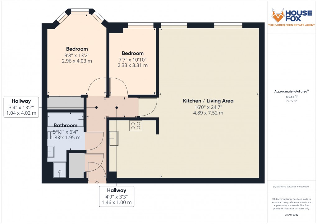 Floorplan for Clarence Road North, Weston-Super-Mare, Somerset