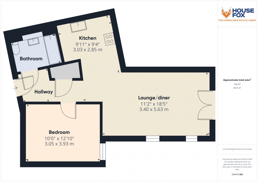 Floorplan for Manilla Crescent, Weston-Super-Mare, Somerset