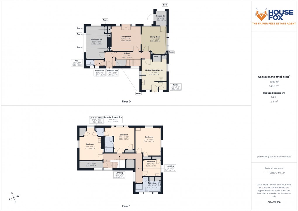 Floorplan for Cecil Road, Weston-Super-Mare, Somerset