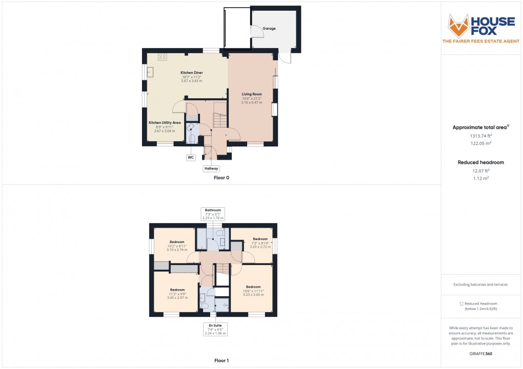 Floorplan for West Wick, Weston-Super-Mare, Somerset