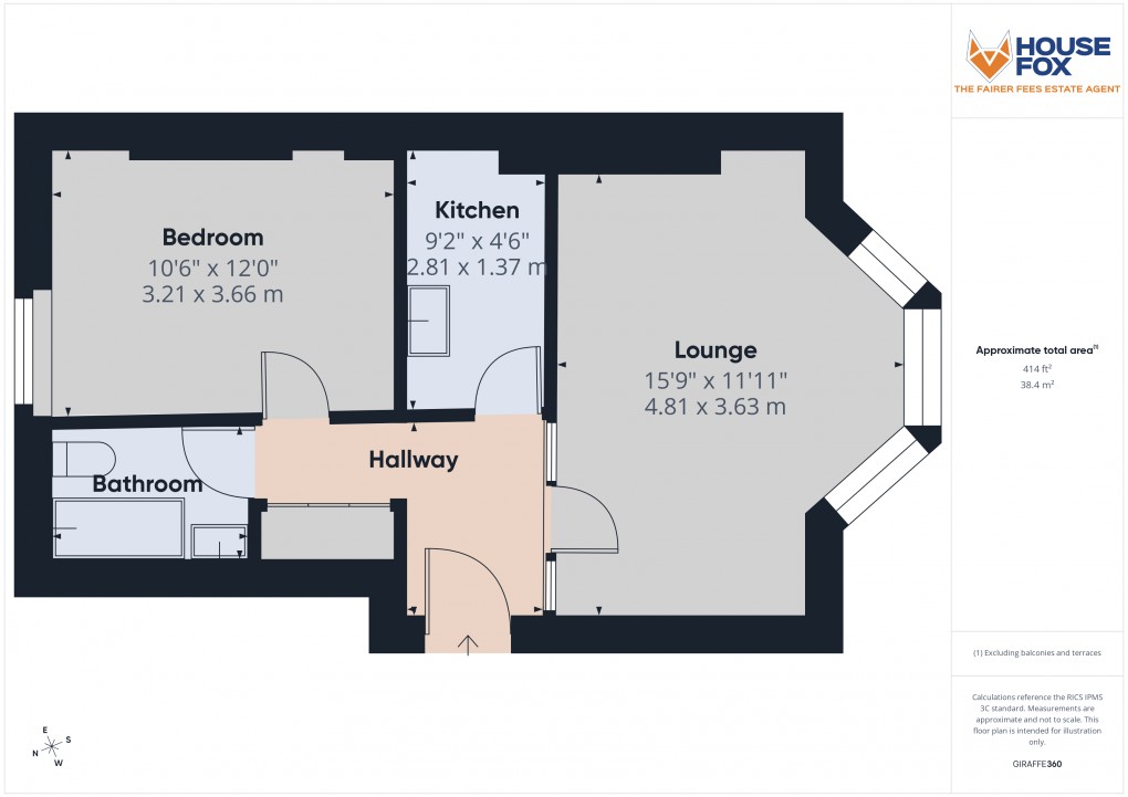 Floorplan for Upper Church Road, Weston-Super-Mare, Somerset