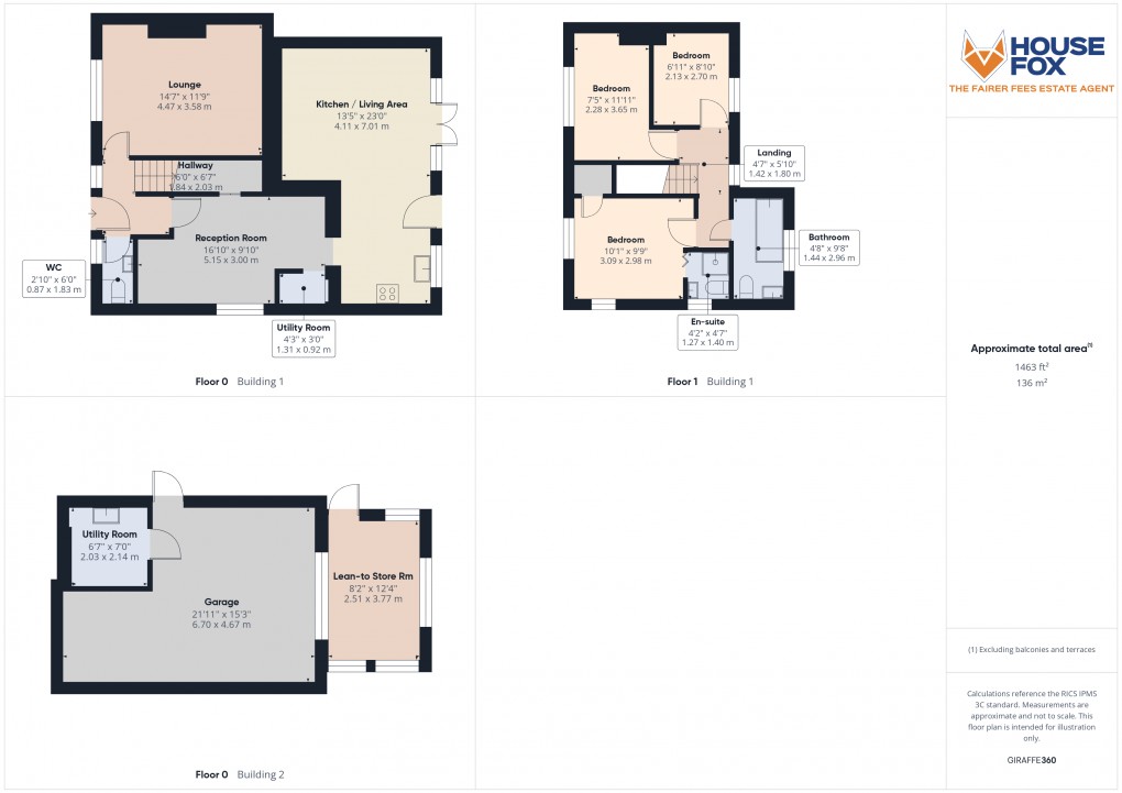 Floorplan for Berrow, Burnham-on-Sea, Somerset