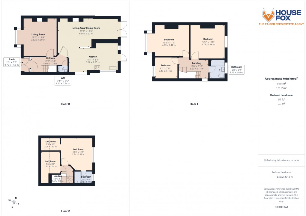 Floorplan for Milton, Weston-Super-Mare, Somerset