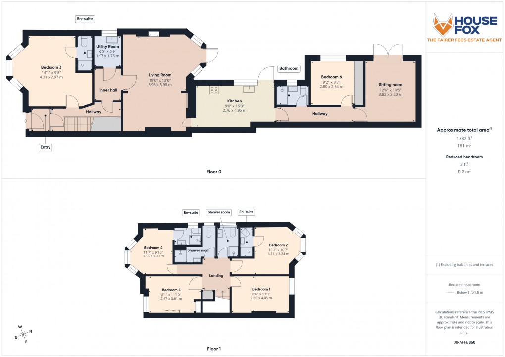 Floorplan for Locking Road, Weston-Super-Mare, Somerset