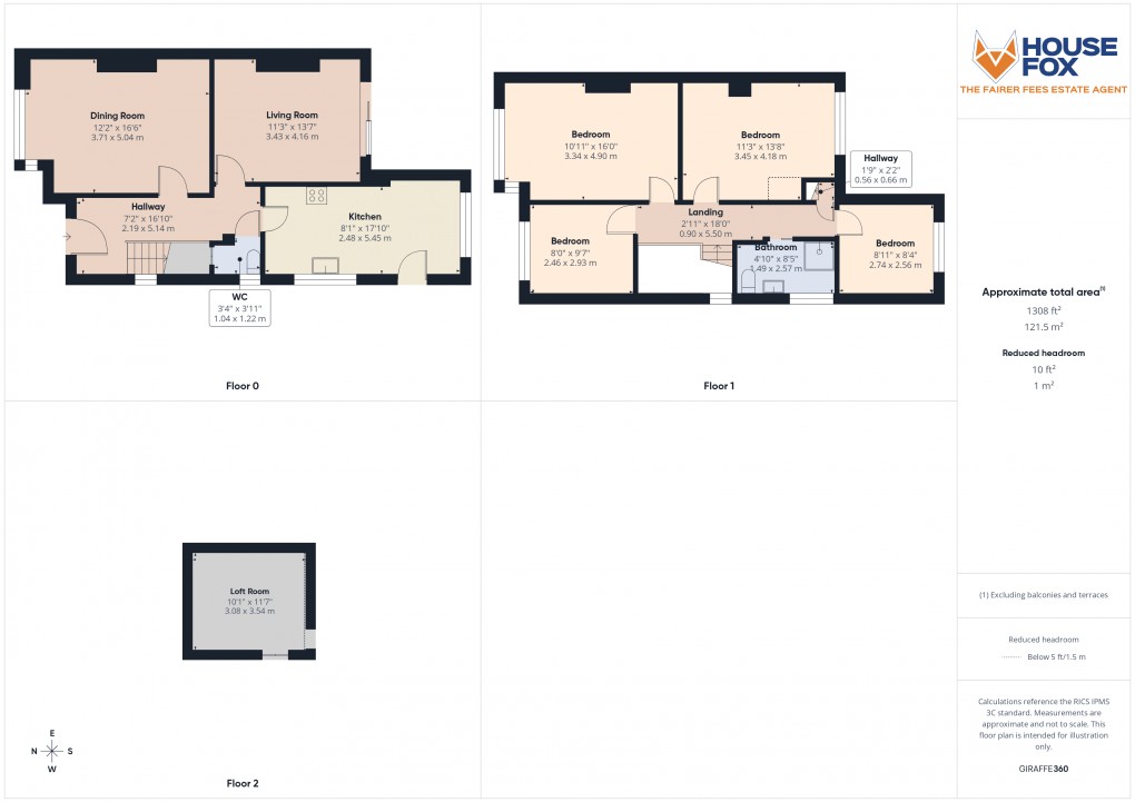 Floorplan for Southward, Weston-Super-Mare, Somerset