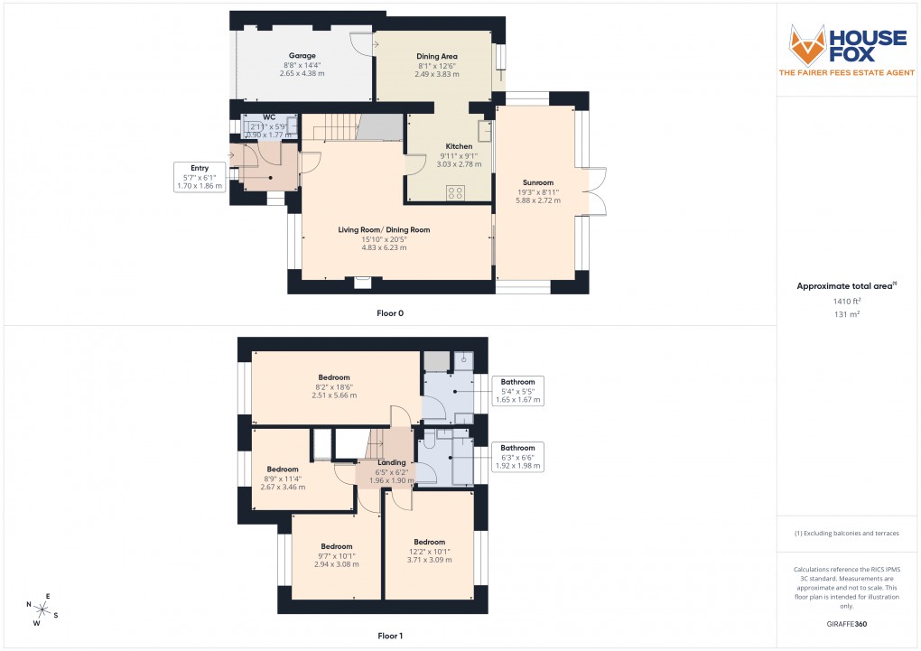 Floorplan for Midhaven Rise, Weston-Super-Mare, Somerset