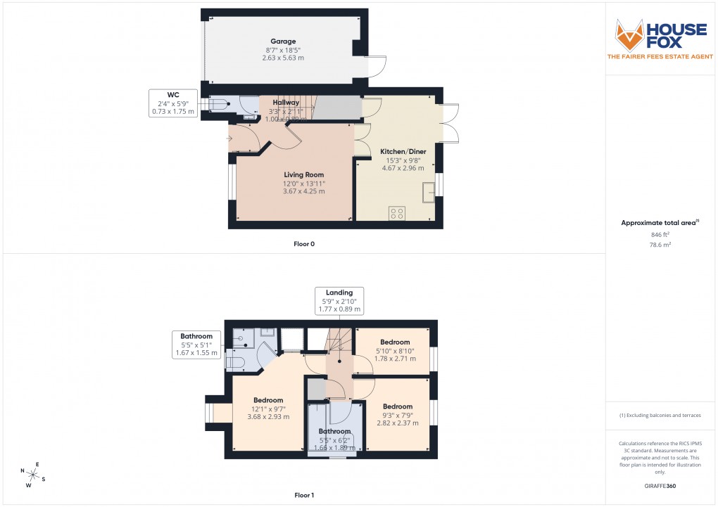 Floorplan for Blaisdon, Weston-Super-Mare, Somerset