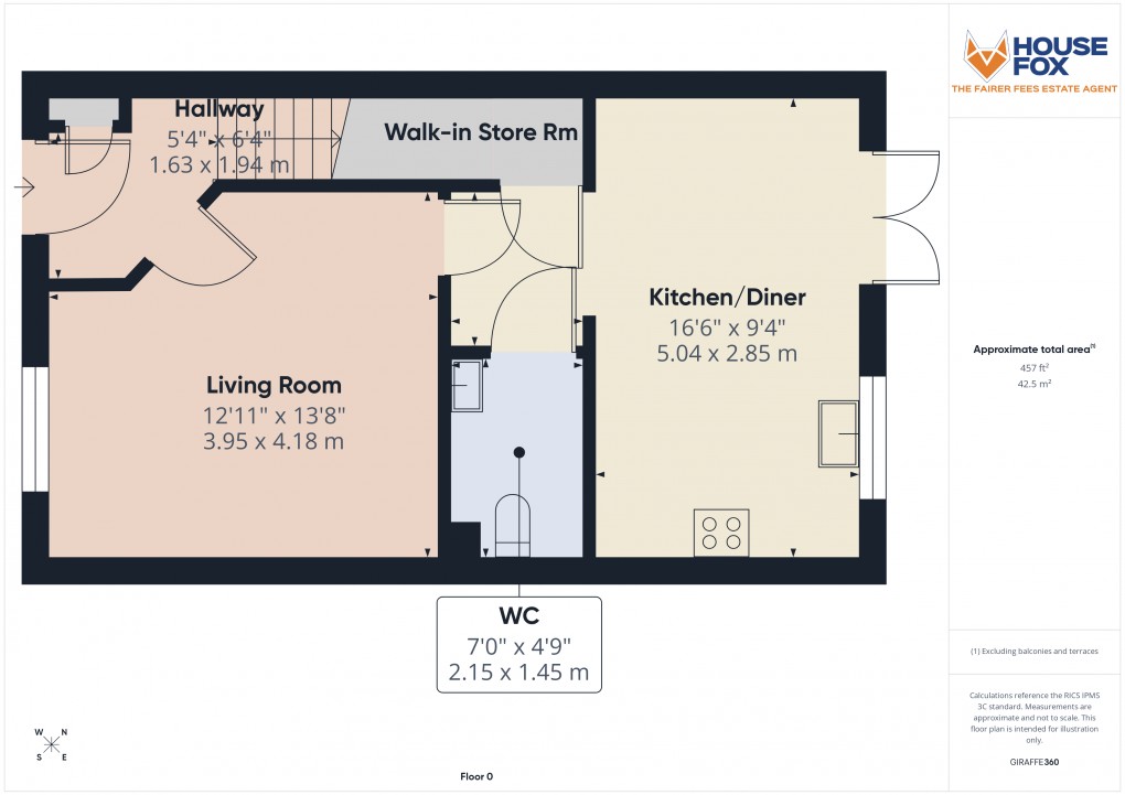 Floorplan for Tanner Road, Banwell, Somerset