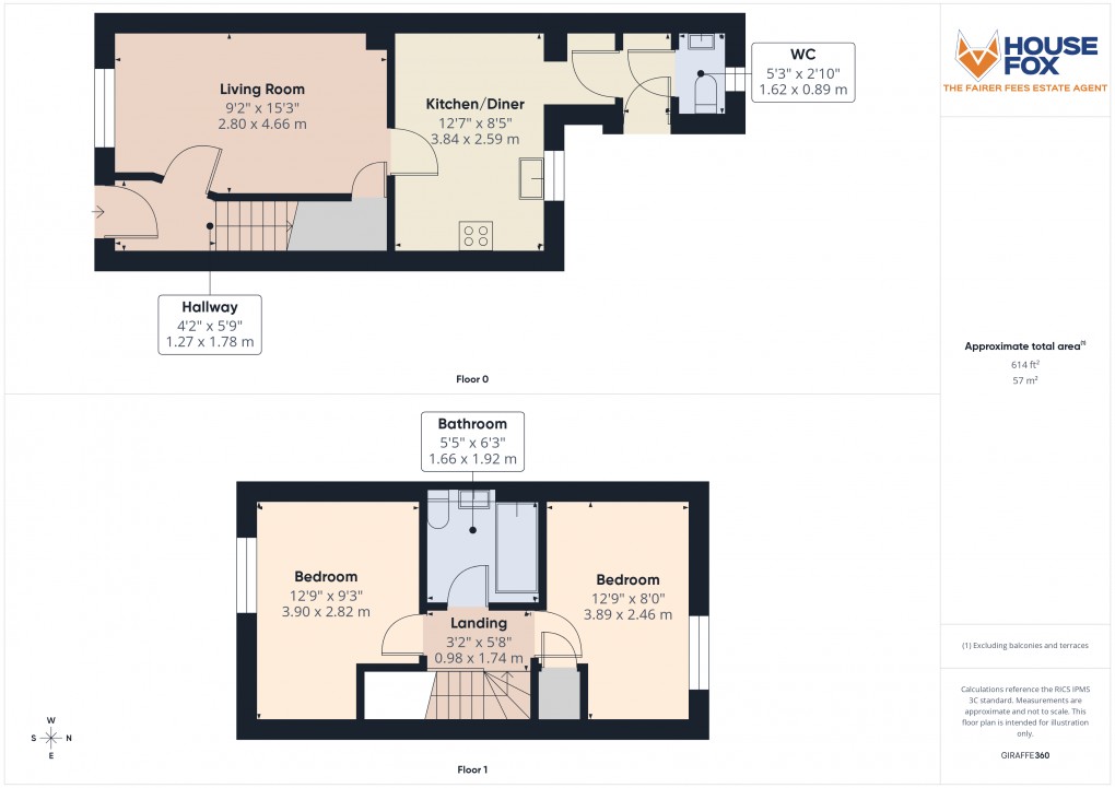 Floorplan for Locking Castle, Weston-Super-Mare, Somerset