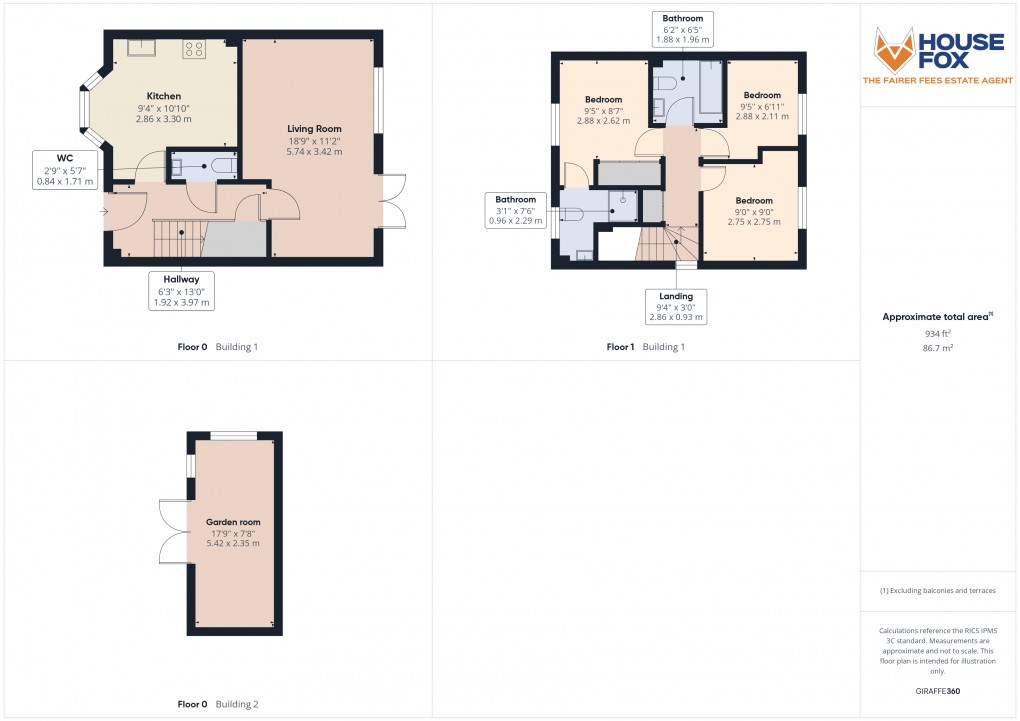 Floorplan for West Wick, Weston-Super-Mare, Somerset