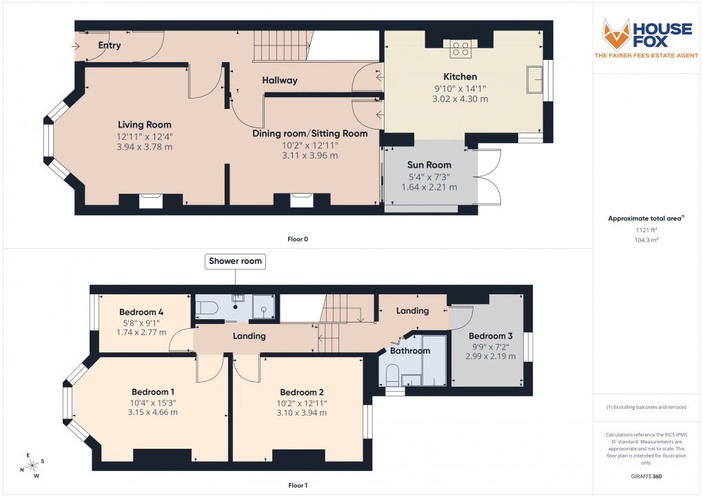 Floorplan for Severn Road, Weston-Super-Mare, Somerset