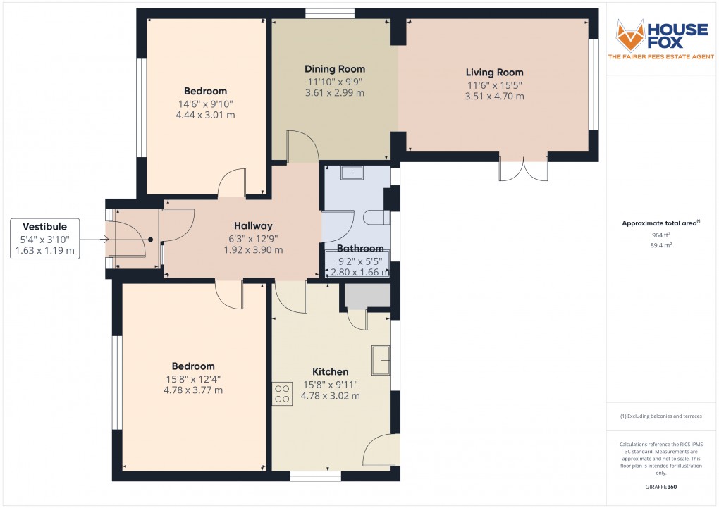 Floorplan for Bleadon, Weston-Super-Mare, Somerset