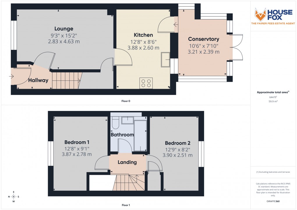Floorplan for Blaisdon, Locking Castle, Weston-Super-Mare, Somerset