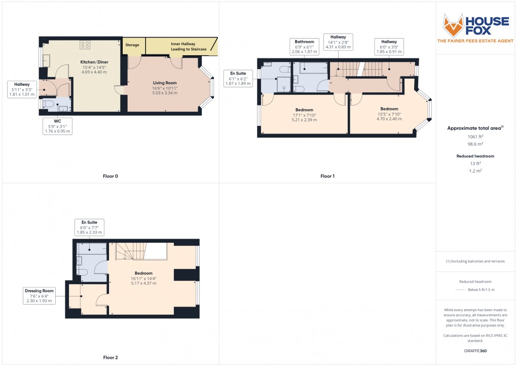 Floorplan for Ashcombe Road, Weston-Super-Mare, Somerset