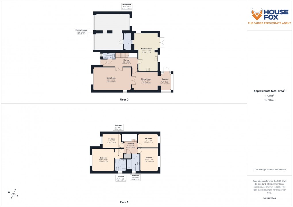 Floorplan for Wick St Lawrence, Weston-Super-Mare, Somerset