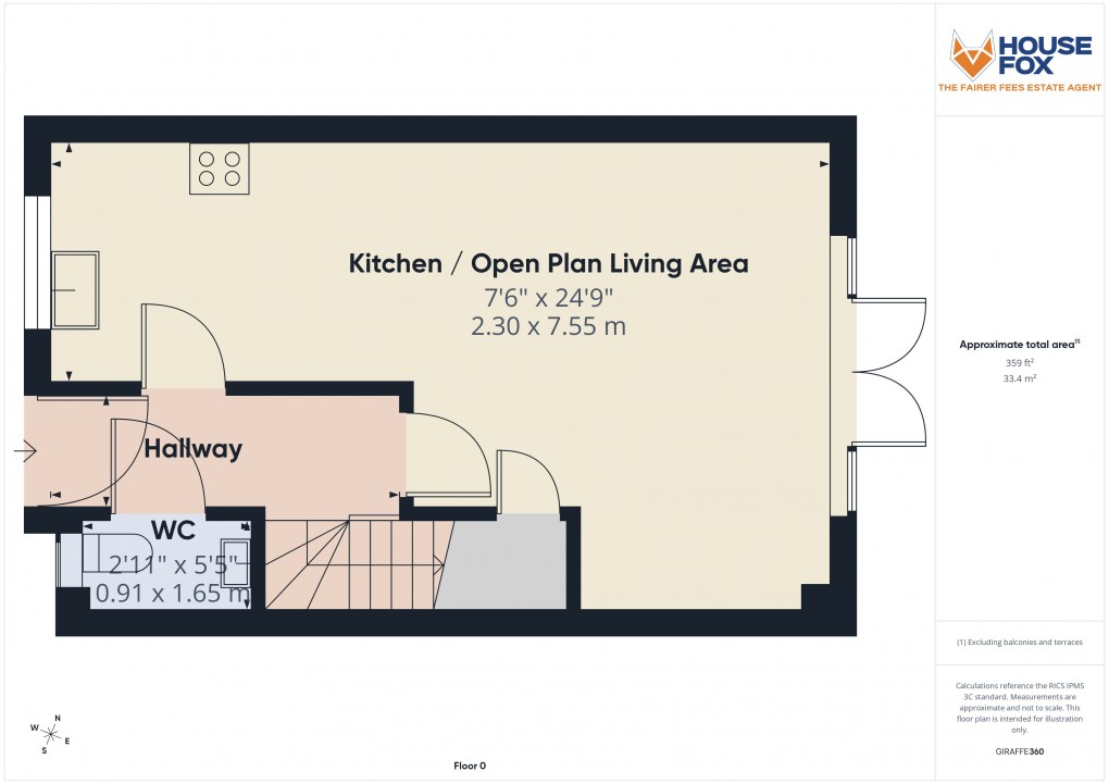 Floorplan for West Wick, Weston-Super-Mare, Somerset
