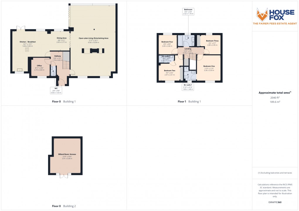 Floorplan for Elborough, Weston-Super-Mare, Somerset