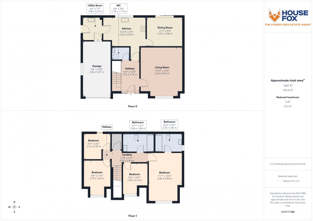 Floorplan for Kewstoke, Weston-Super-Mare, Somerset