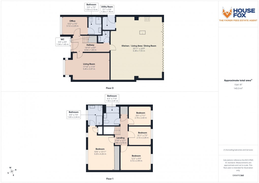 Floorplan for Bleadon, Weston-Super-Mare, Somerset