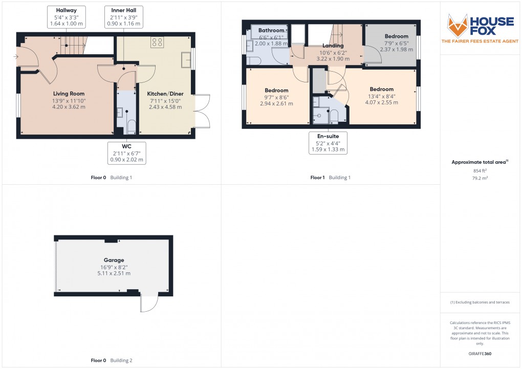 Floorplan for St Georges, Weston-Super-Mare, Somerset