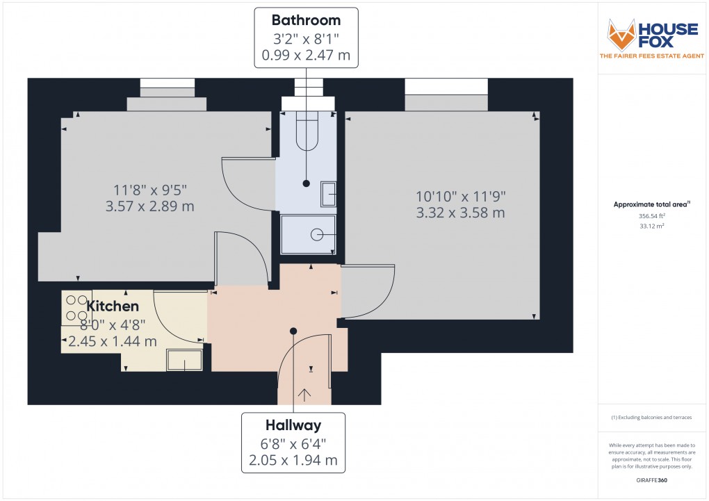 Floorplan for Walliscote Road, Weston-Super-Mare, Somerset