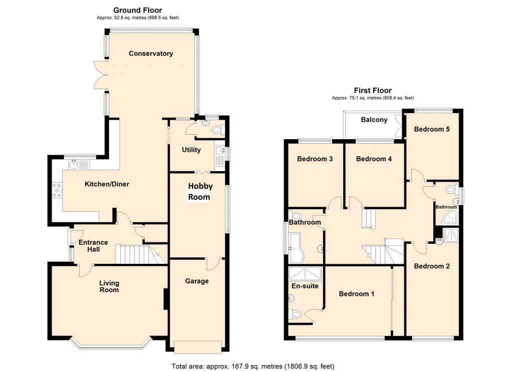 Floorplan for Milton Hill, Weston-Super-Mare, Somerset