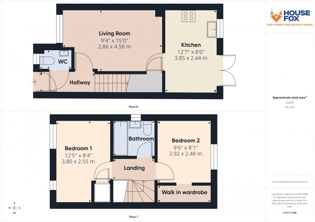 Floorplan for Bofors Tower, Haywood Village, Weston-Super-Mare, Somerset
