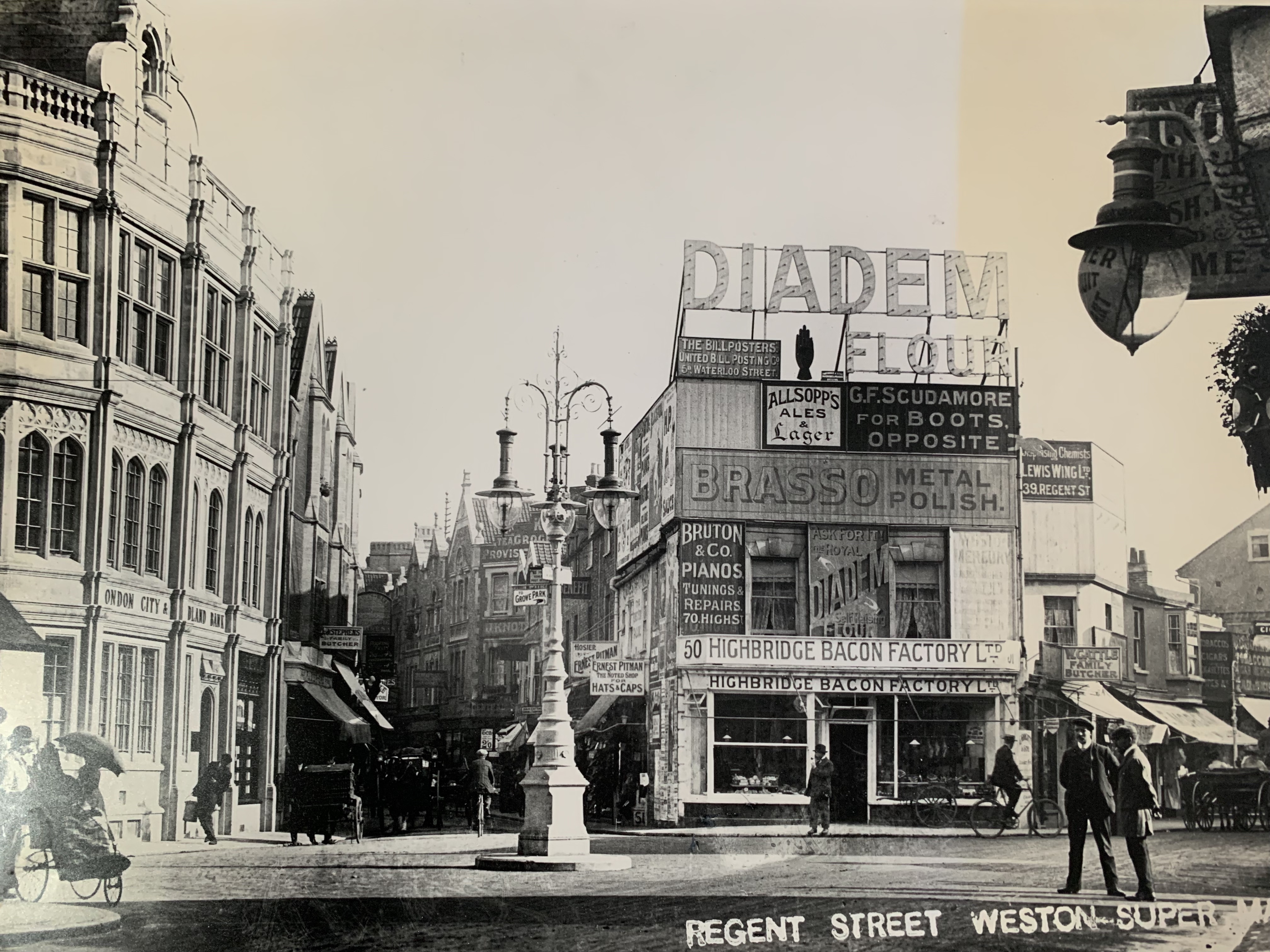 Weston Town Centre Regent Street Postcard